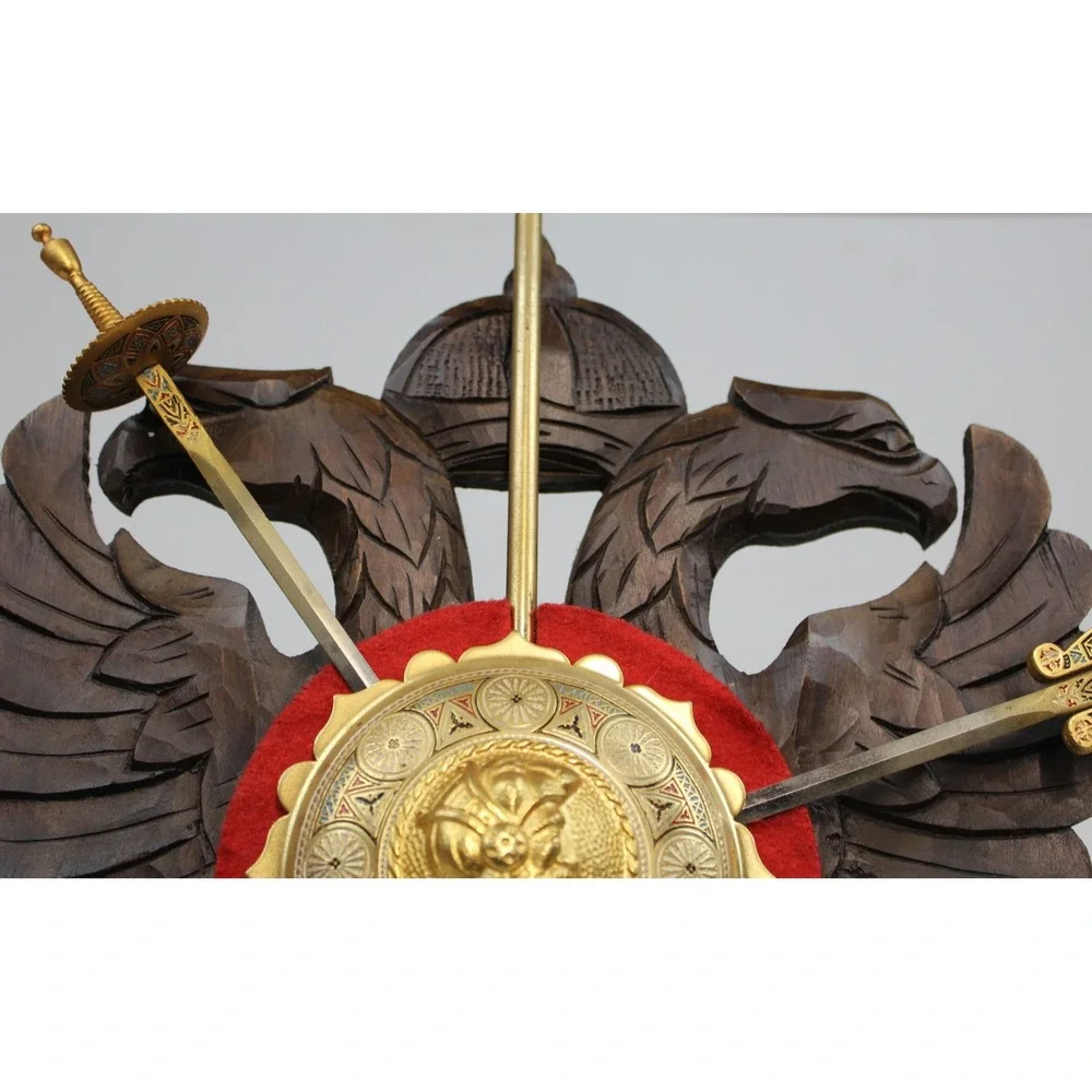 Spanish Toledo Decorative Wall Plaque Crossed Removeable Swords Medieval Style